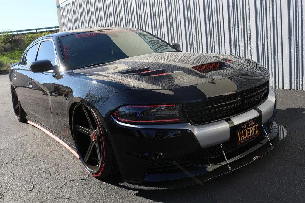 APR DODGE CHARGER FRONT SPLITTER RT, SXT (NON SRT8); 2015-2017