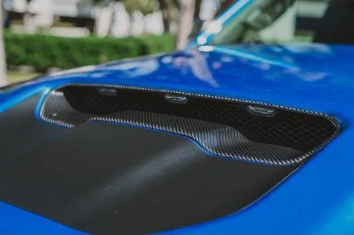 ANDERSON COMPOSITES 2021-2024 RAM TRX TYPE-OE CARBON FIBER AIR INTAKE HOOD SCOOP