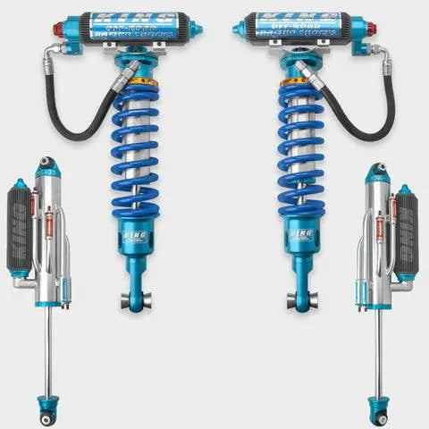 King Shocks 2021+ RAM 1500 TRX Front & Rear 3.0 Dia Remote Perf Fin Res