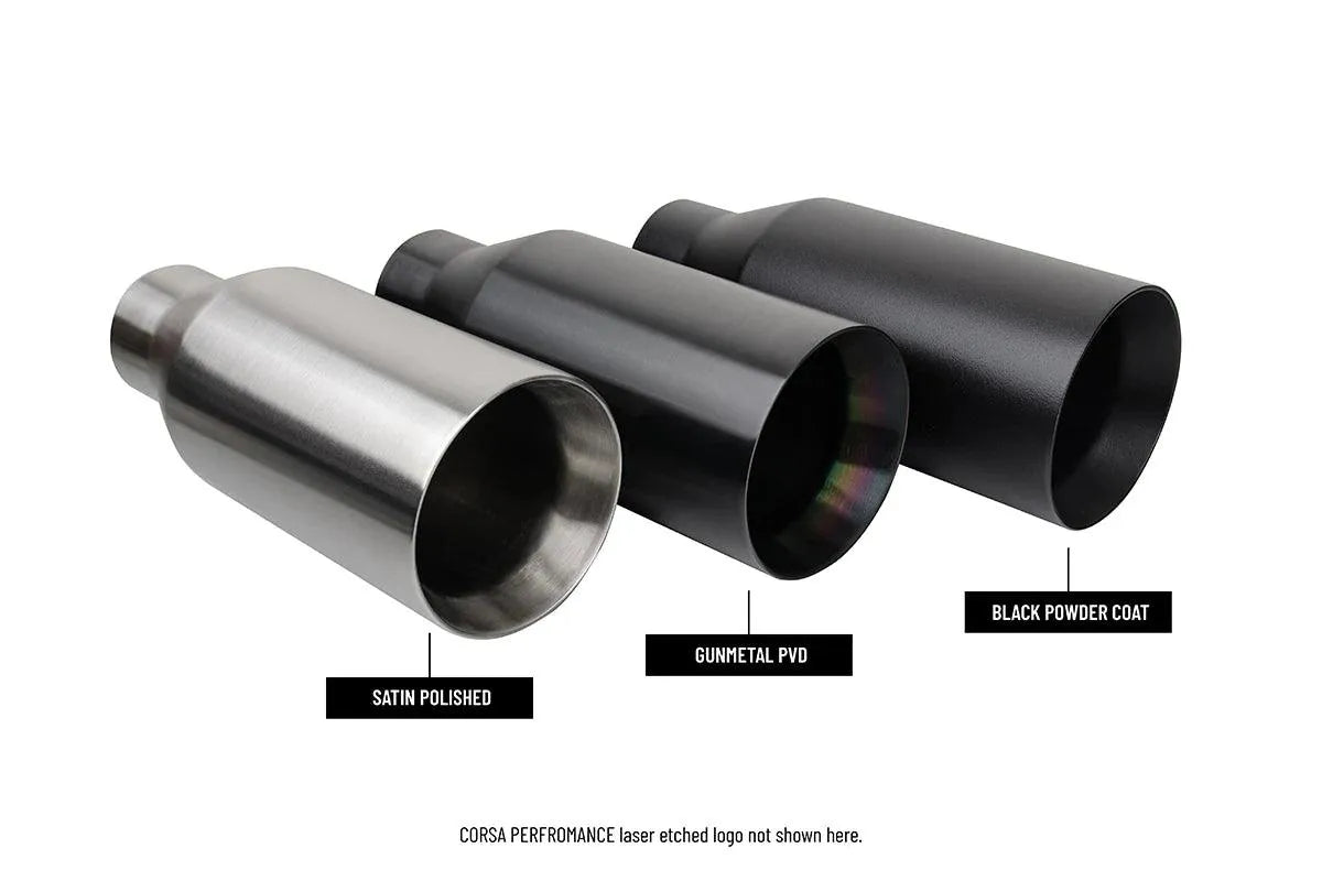 Corsa 3 Inch Cat-Back Muffler Delete 2021-2024 RAM TRX