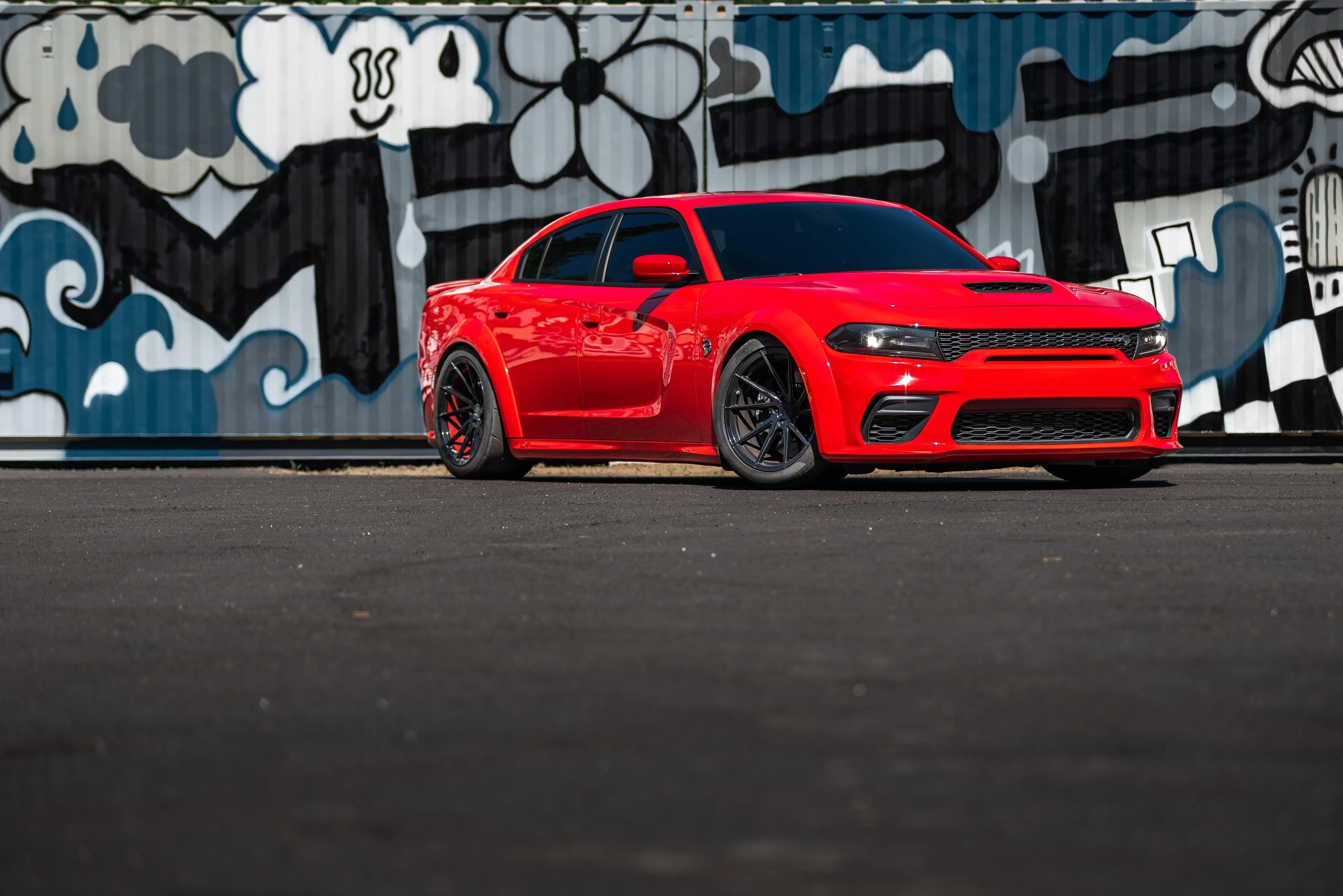 MBRP Race Profile Exhaust System for 2015-2023 Dodge Charger 3" Cat-Back, Dual Rear with 5" Tips