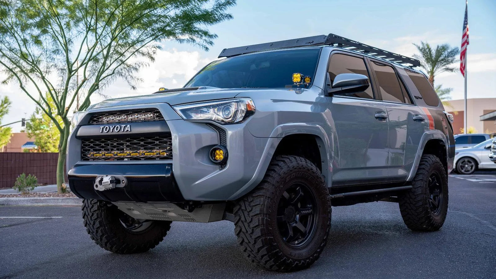 SDHQ Built A-Pillar Add A Light Mount Kit for Baja Designs Squadron Series Lights