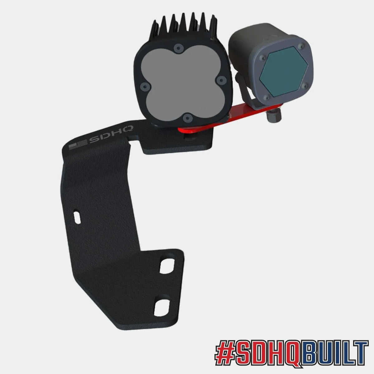 SDHQ Built A-Pillar Add A Light Mount Kit for Baja Designs Squadron Series Lights