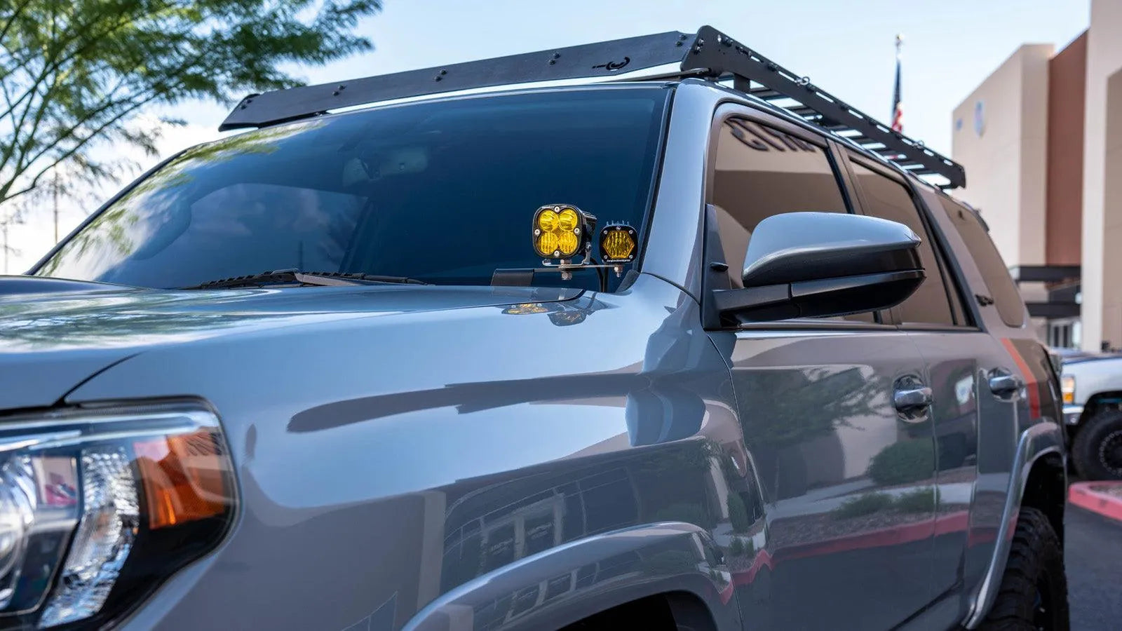 SDHQ Built A-Pillar Add A Light Mount Kit for Baja Designs Squadron Series Lights