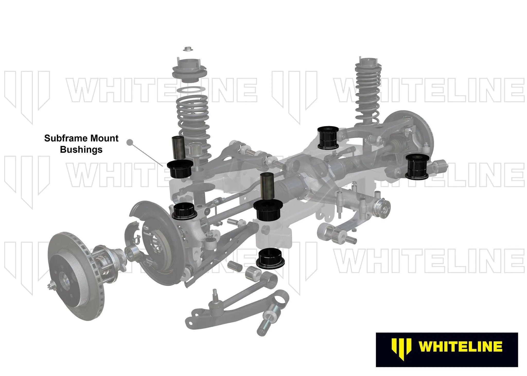 Whiteline Plus 08-22 Charger/Challenger/300 Rear Crossmember Bushings
