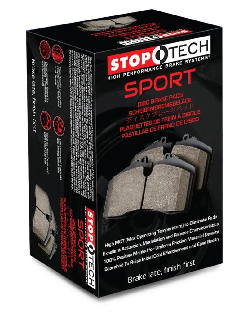 StopTech Performance 15-23 Dodge Charger/Challenger Front Brake Pads 6 Piston