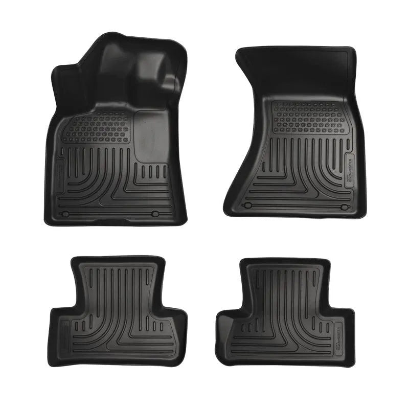 Husky Liners 11-23 Dodge Charger/Chrysler 300 WeatherBeater Combo Black Floor Liners