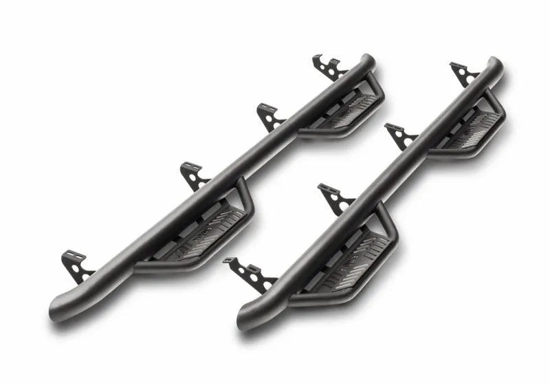 N-Fab Podium LG 2019-2026 Dodge RAM 1500 / TRX / RHO Crew Cab - Cab Length - Tex. Black - 3in