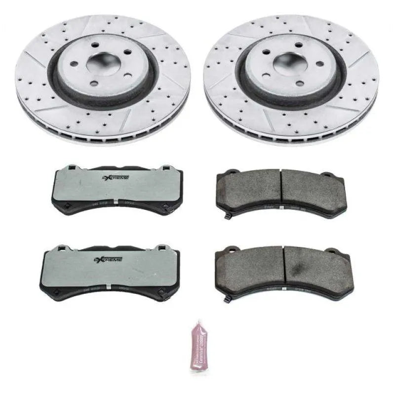 PowerStop 18-19 Dodge Durango SRT/Grand Cherokee Front Z26 Street Warrior Brake Kit