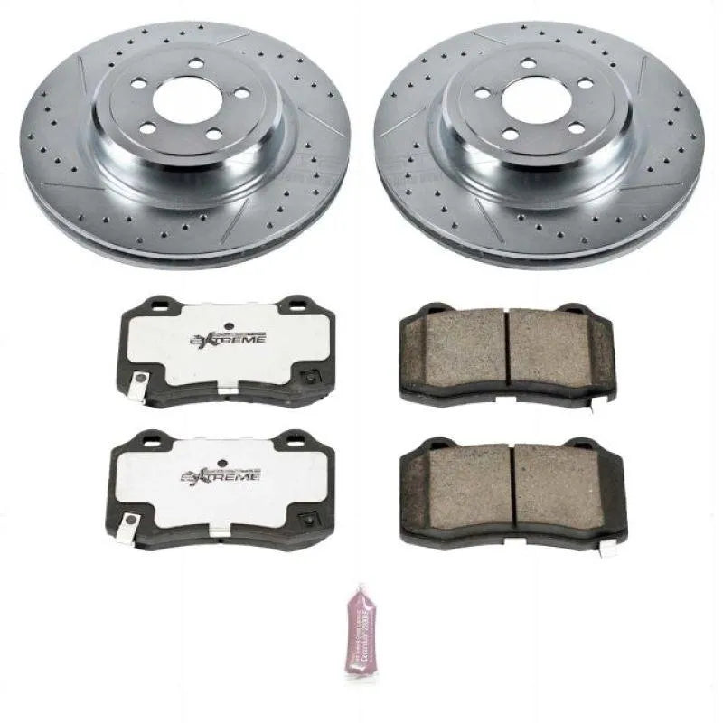 PowerStop 2005-2023 Chrysler 300/Charger/Challenger Rear Z26 Street Warrior Brake Kit(W Brembo 4 Piston)