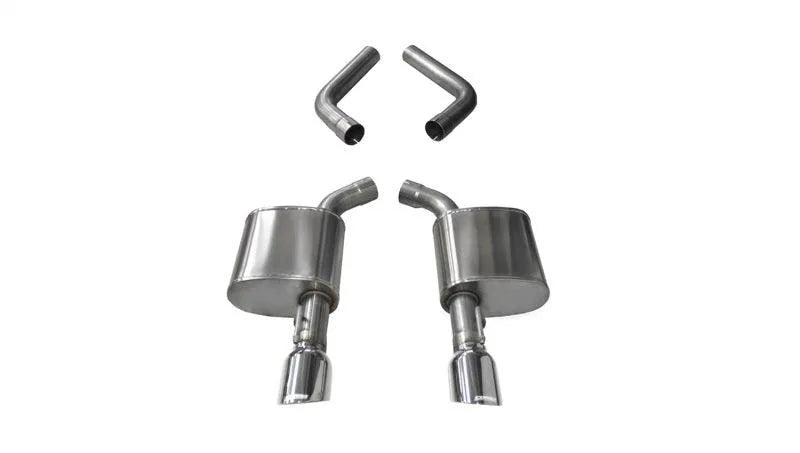 Corsa 15-20 Dodge Charger Polished Sport Axle Back Exhaust w/4.5in Tips 5.7L/6.4 Hemi