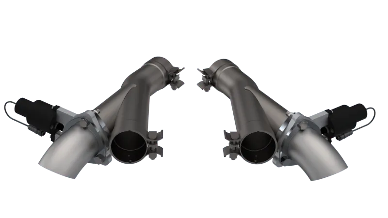 QTP 2018+ Jeep Grand Cherokee Trackhawk 2.75in 304SS Aggressor Cutout Dual Mid Pipes