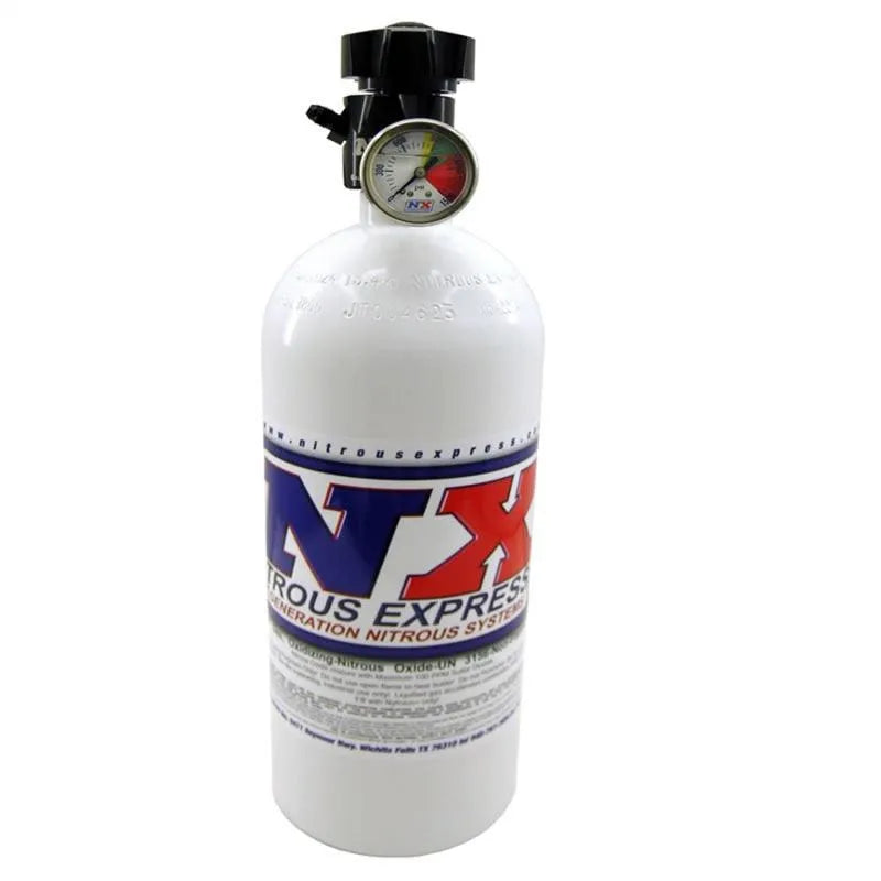 Nitrous Express 10lb Bottle w/Lightning 500 Valve (6.89 Dia x 20.19 Tall)