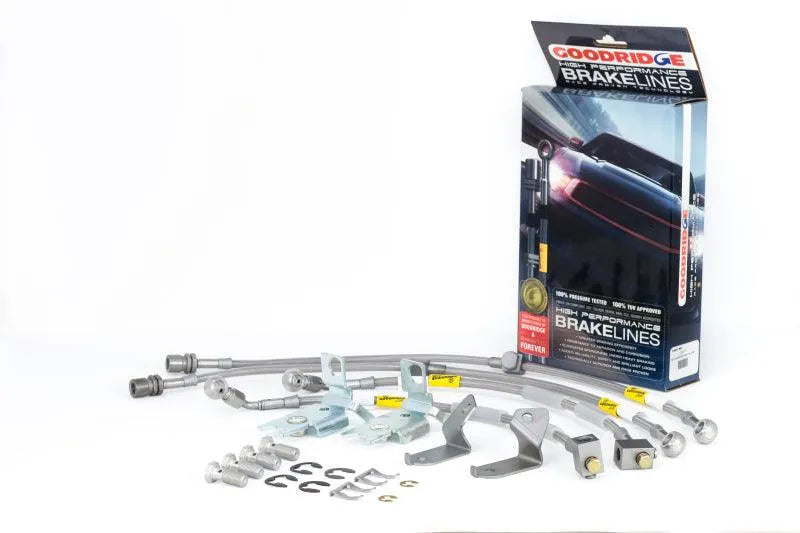Goodridge G-Stop Braided Stainless Brake Lines 08-23 SRT8 4 Piston Calipers