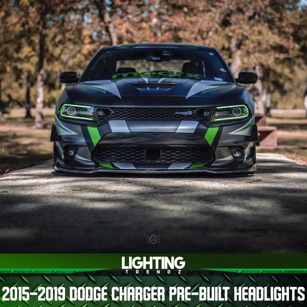Lighting Trendz 2015-2021 Dodge Charger Pre-Built Headlights Lighting Trendz 2015-2021 Dodge Charger Pre-Built Headlights