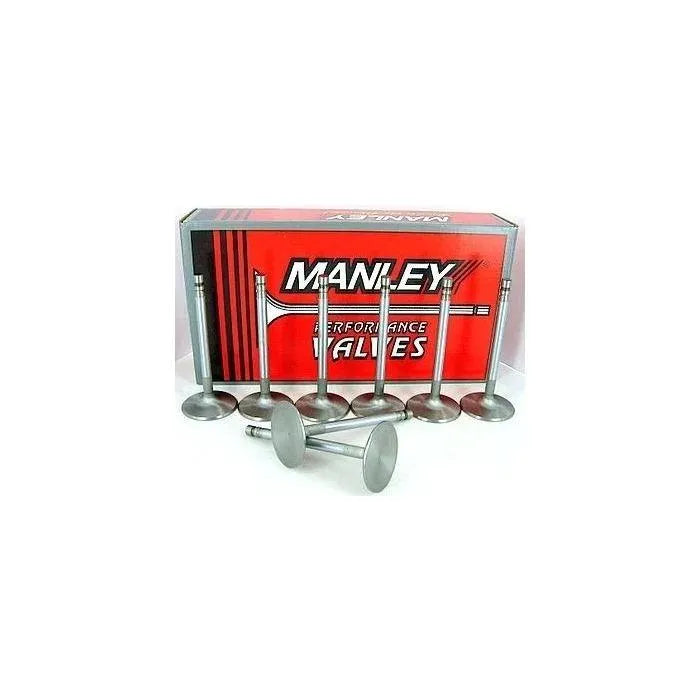 Manley 2011+ Chrysler/Dodge 6.4L Hemi w/ Triple Groove (1.654) Race Master Exhaust Valves (Set of 8)