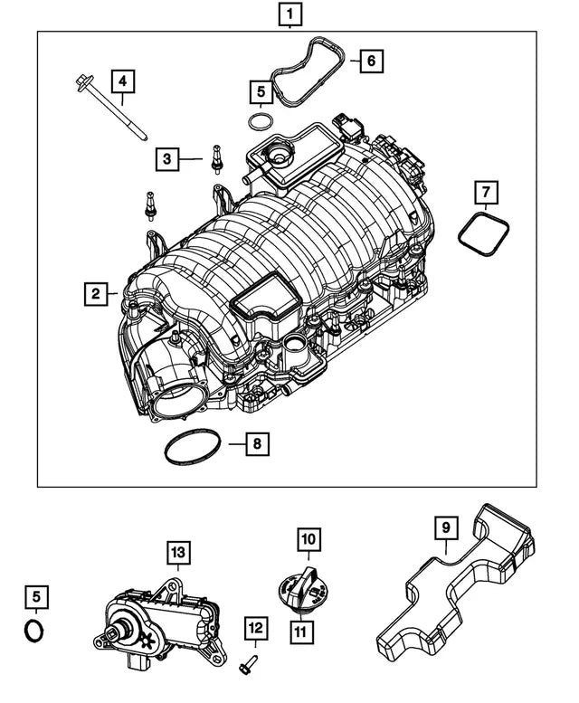 Mopar 392 Hemi  Intake Manifold