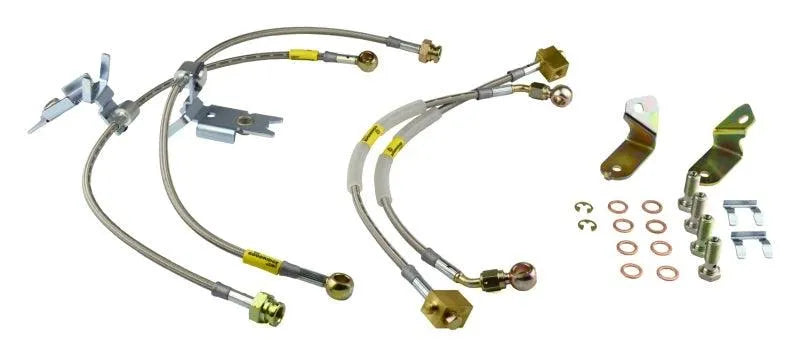Goodridge G-Stop Braided Stainless Brake Lines 08-23 SRT8 4 Piston Calipers