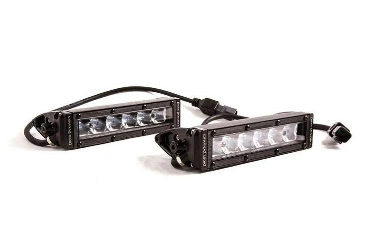 Diode Dynamics Stage Series 6" SAE/DOT White Light Bar (pair)
