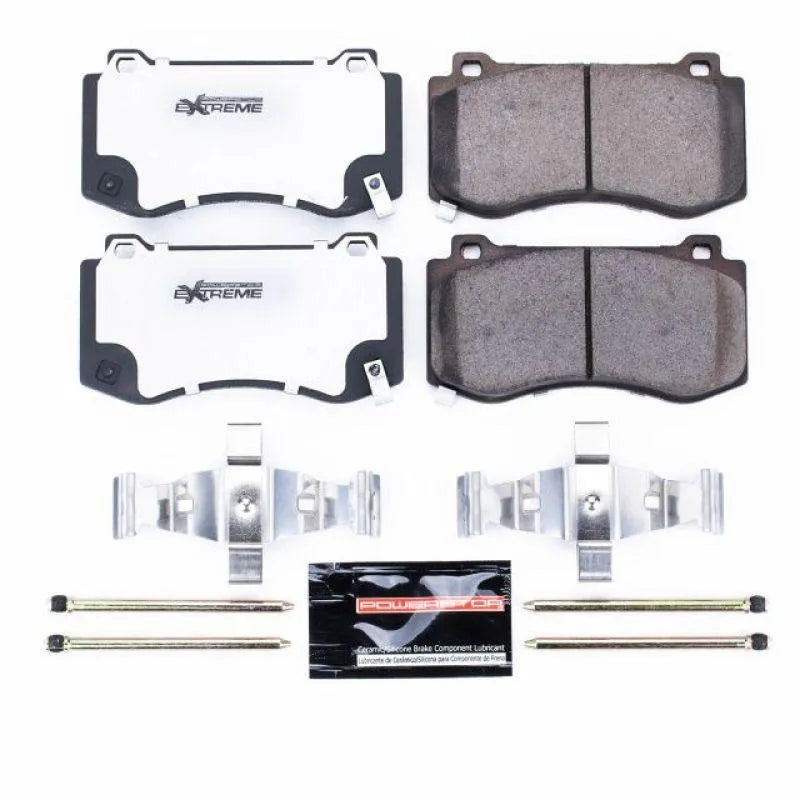 PowerStop 2005-2023 Dodge/Chrylser/Jeep Brembo 4 Piston Front Z26 Extreme Street Brake Pads w/Hardware