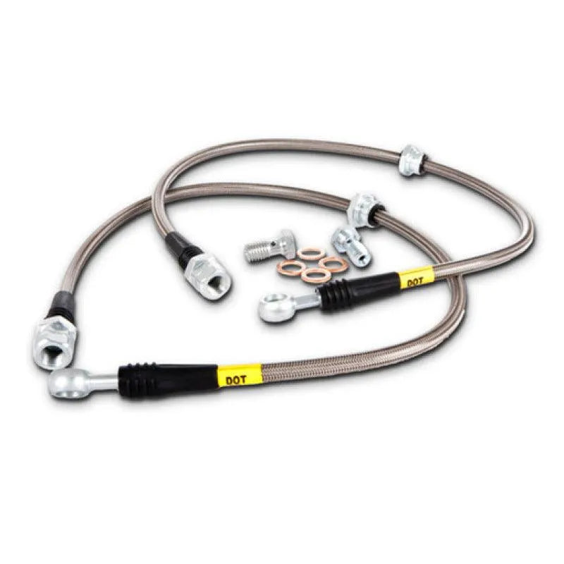 StopTech Stainless Steel Brake Lines for Charger, Challenger, 300 with OEM Brembo Brakes 2006-2023