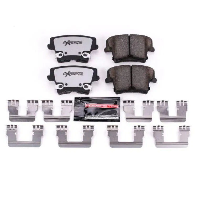 Power Stop 13-22 Dodge Charger/Challenger/300 Rear Z26 Extreme Street Brake Pads w/Hardware