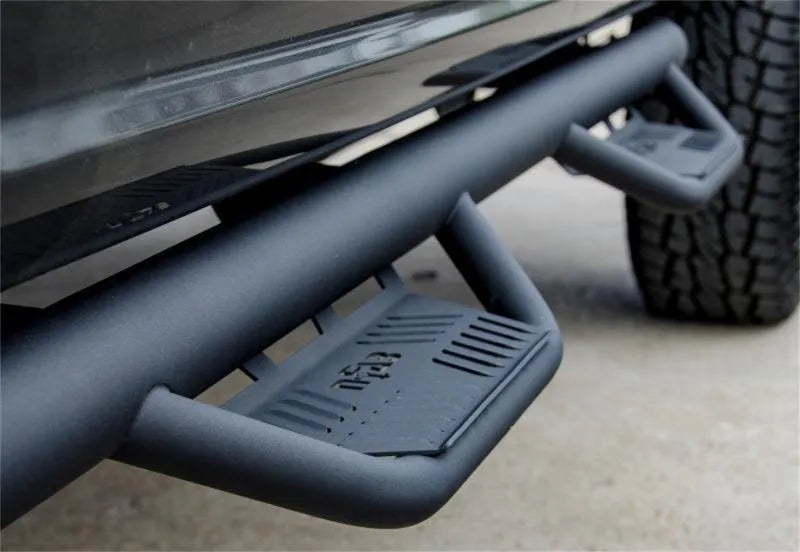 N-Fab Podium LG 2019-2027 Dodge RAM 1500 / TRX / RHO Crew Cab - Cab Length - Tex. Black - 3in