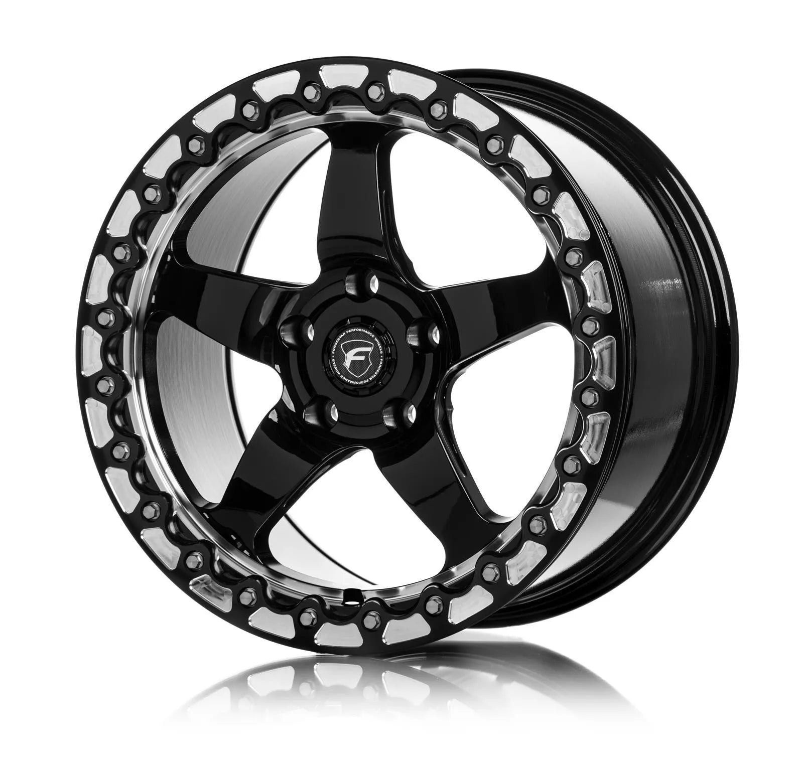 Forgestar D5 Drag Beadlock Gloss Black
