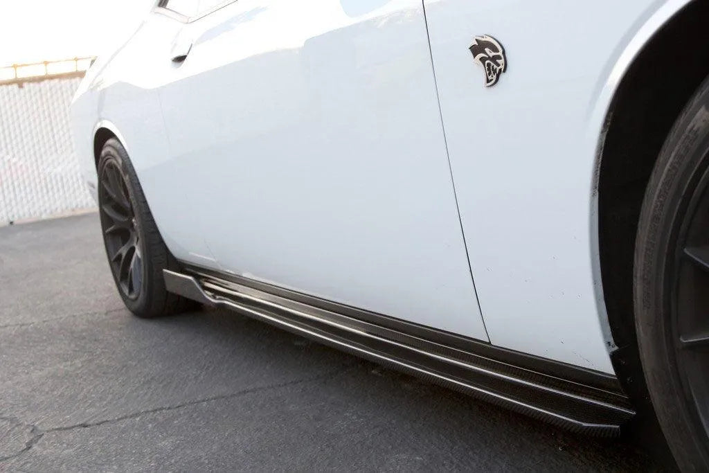 APR PERFORMANCE DODGE CHALLENGER HELLCAT SIDE ROCKER EXTENSIONS CARBON FIBER