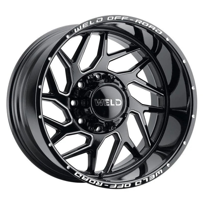 Weld Off-Road Wheel Fulcrum Gloss Black 6 Lug
