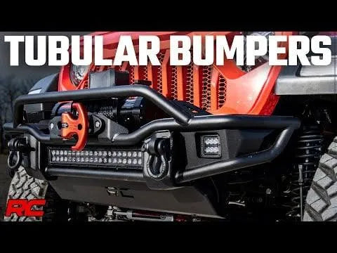 Rough Country Front Bumper TUBULAR | SKID PLATE | JEEP GLADIATOR JT/WRANGLER JK & JL