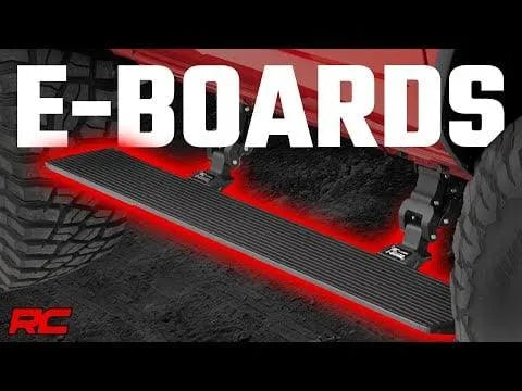 Rough Country Power Running Boards 2021-2027Ram 1500, RHO & TRX