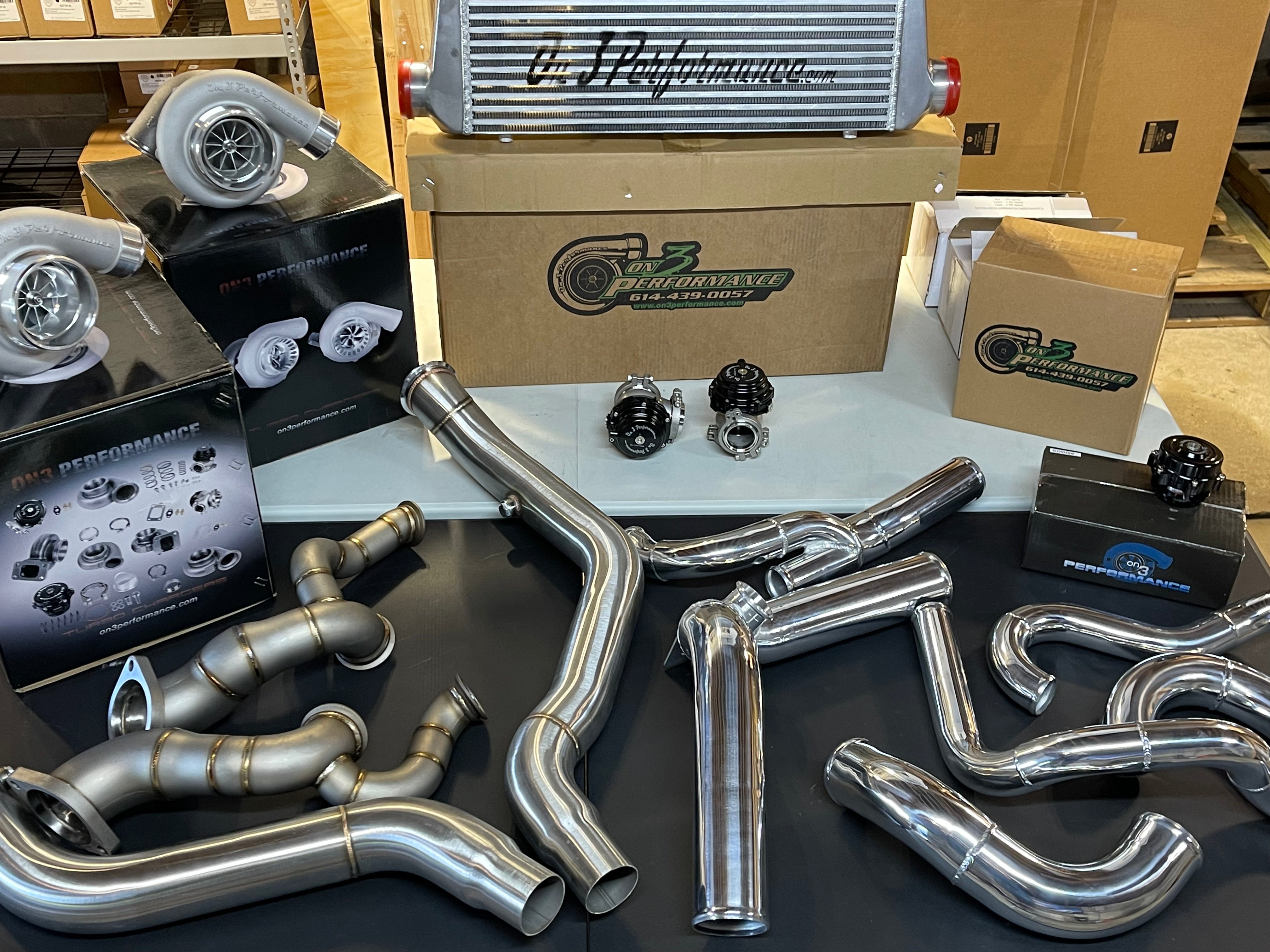 ON3 Performance Billet Turbo Kit 2006 & Up Hemi 5.7, 6.1, 6.4 Charger, Challenger & 300