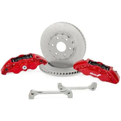 Alcon 2021+ RAM TRX & 2025+ RHO Front 6-Piston Red Calipers Brake Upgrade Kit