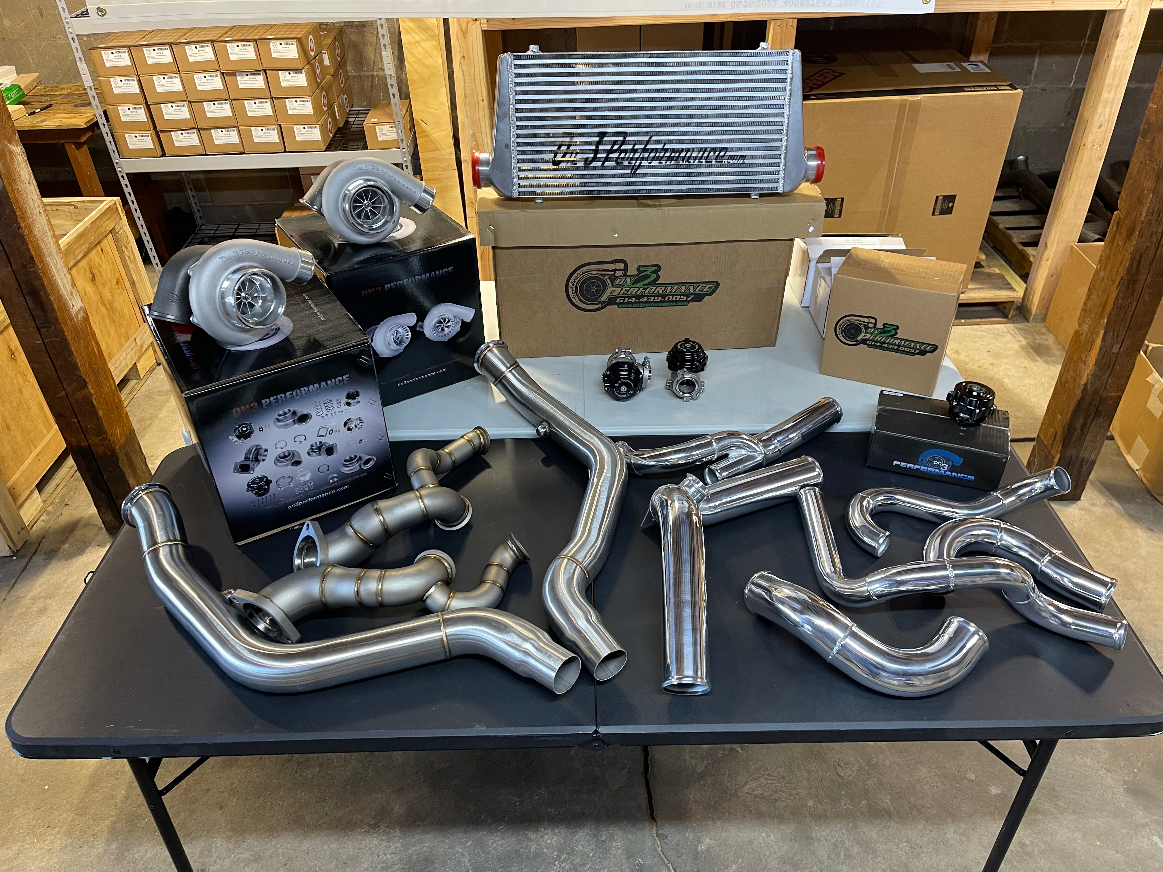 ON3 Performance Billet Turbo Kit 2006 & Up Hemi 5.7, 6.1, 6.4 Charger, Challenger & 300