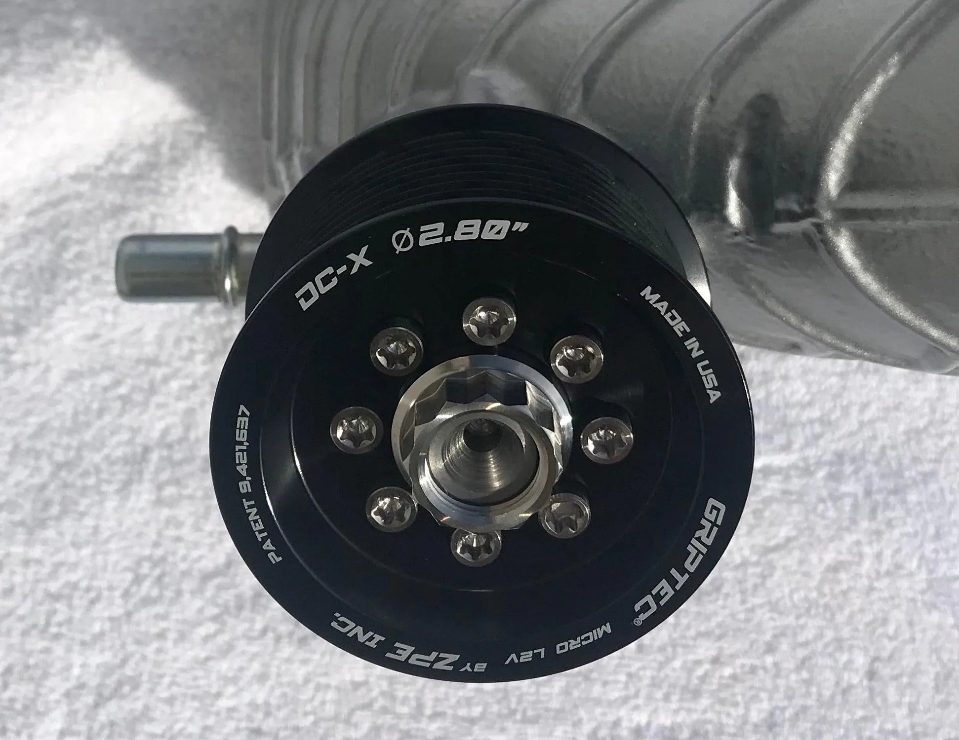 ZPE Hellcat Pulley Only w/ Griptech V2 (Black)