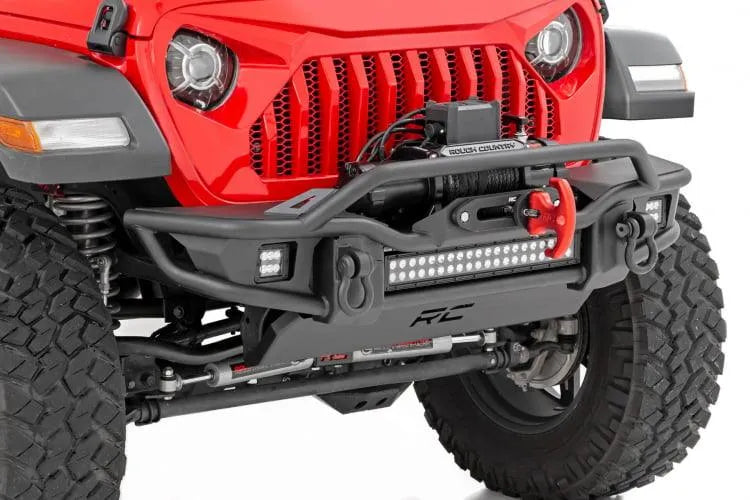 Rough Country Front Bumper TUBULAR | SKID PLATE | JEEP GLADIATOR JT/WRANGLER JK & JL