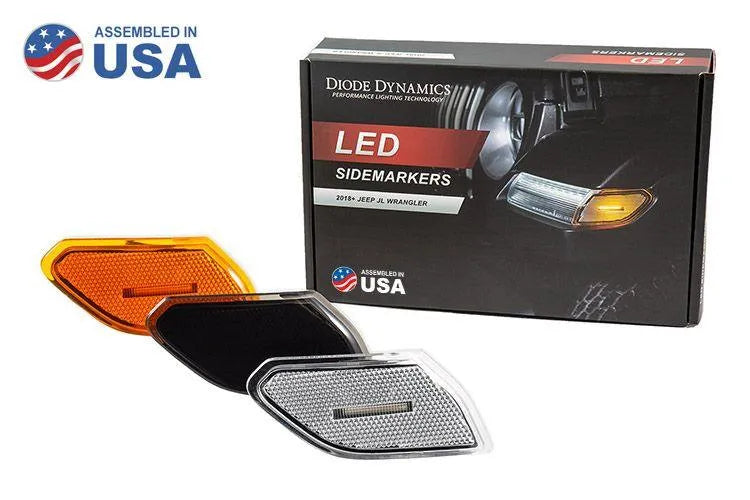 Diode Dynamics LED Sidemarkers for 2018-2021 Jeep JL Wrangler (pair)