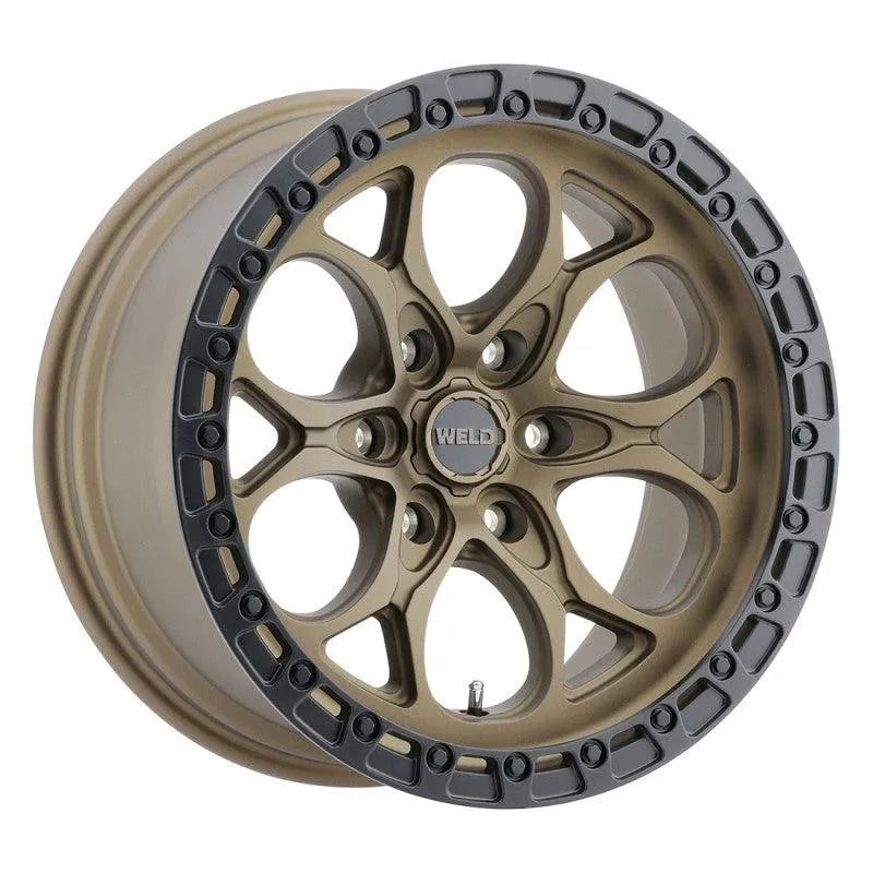 WELD Off-Road Wheel Ledge Six W106 Satin Bronze with Satin Black Lip