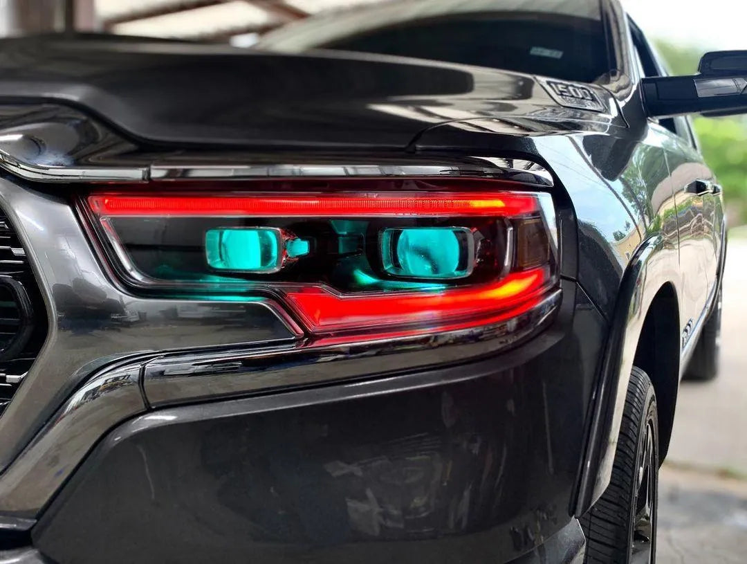 2019-2023 Ram 1500 TRX ORACLE RGBW+A Headlight DRL Upgrade Kit - LED Projector Headlights