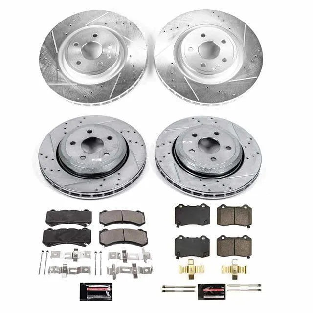 2018-2022 Dodge Durango SRT / Grand Cherokee SRT Power Stop Z26 Front & Rear Brake Kit