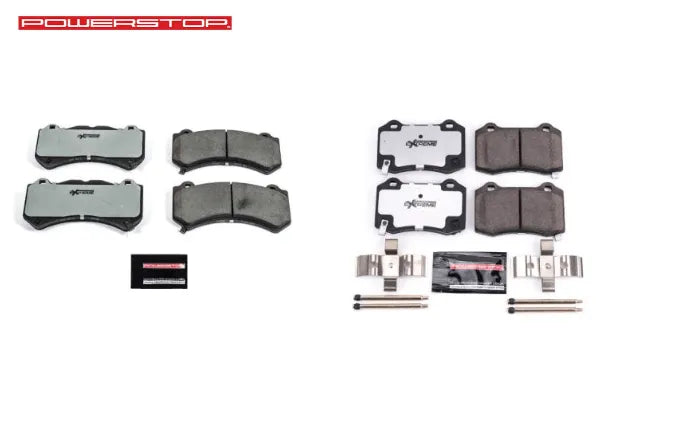 PowerStop Z26 Extreme Street Front & Rear Pads (6 Piston) 2015-2023 Charger / Challenger