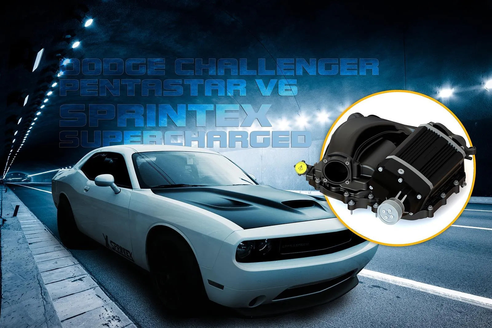 Sprintex Supercharger 2012-2021 3.6L V6 Pentastar Challenger/300 Charger