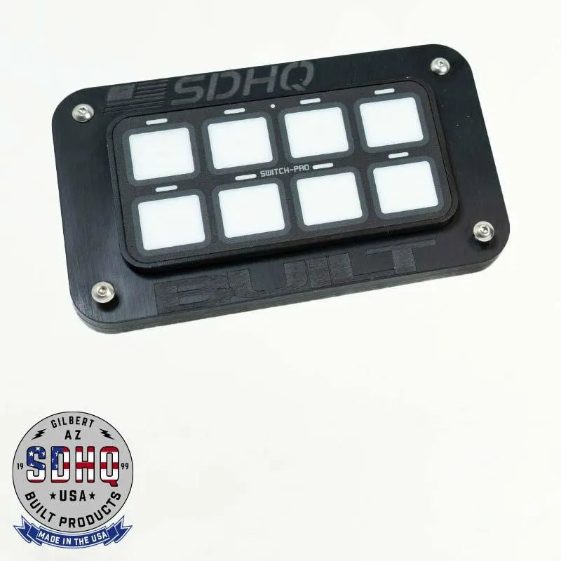 Switch Pros SP-9100 8-Switch Panel System with SDHQ Built Universal Keypad Mount