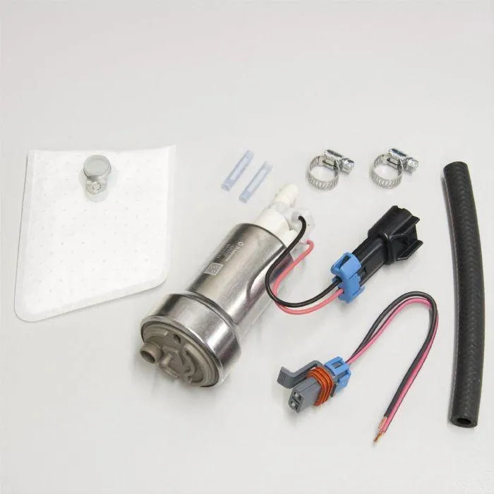 Walbro 450LPH Fuel Pump High Pressure TIA485-2 F90000267 (Universal E85 Ethanol) TI Automotive W/ Install Kit