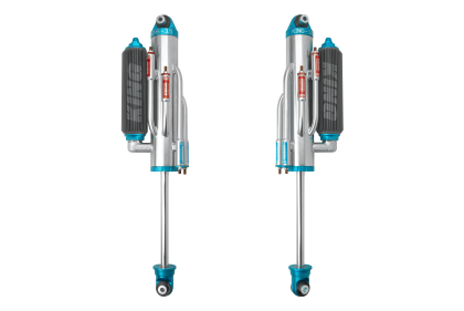King Shocks 2021+ RAM 1500 RHO &  TRX Rear 3.5 Dia Full Adjustable 4 Tube Bypass w/ Finned Res Shock (Pair)