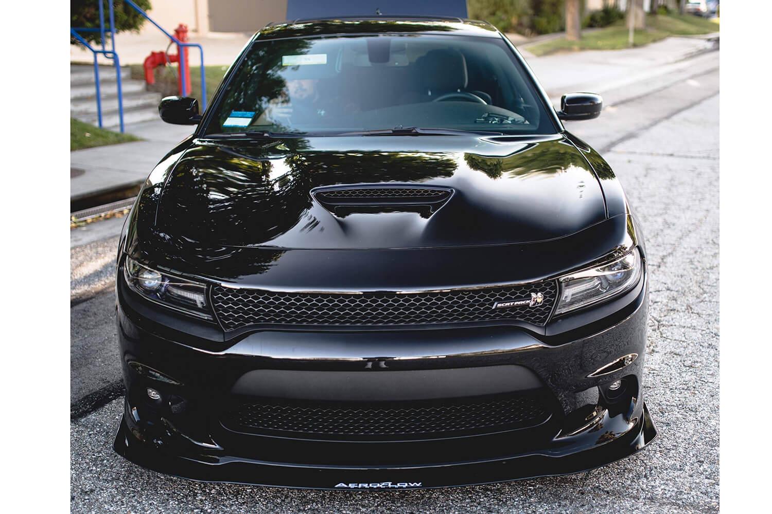 AeroflowDynamics 2015-2022 Dodge Charger Front Splitter V1 (Scatpack/Hellcat/Daytona)