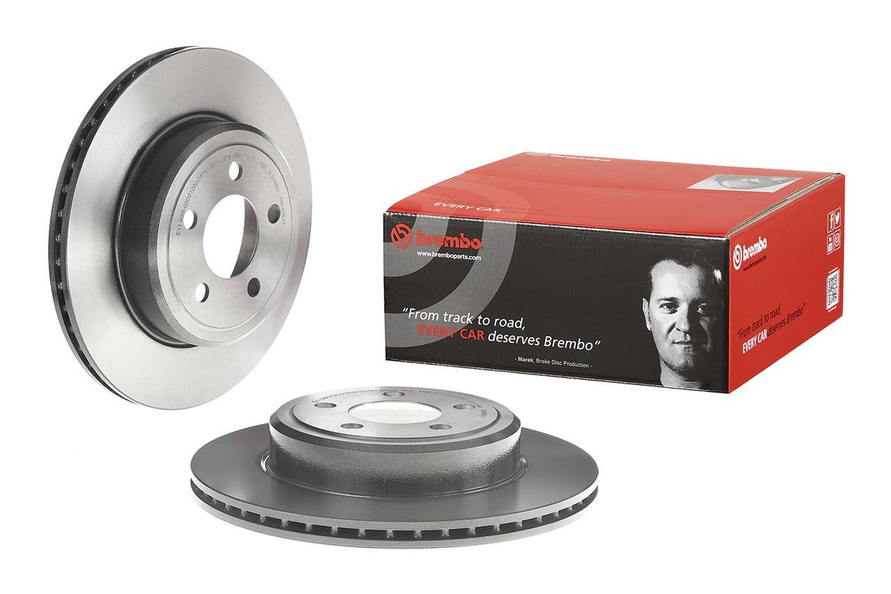 Brembo 06-2023 Dodge Charger / Challenger / 300 Rear Premium UV Coated OE Equivalent Rotor