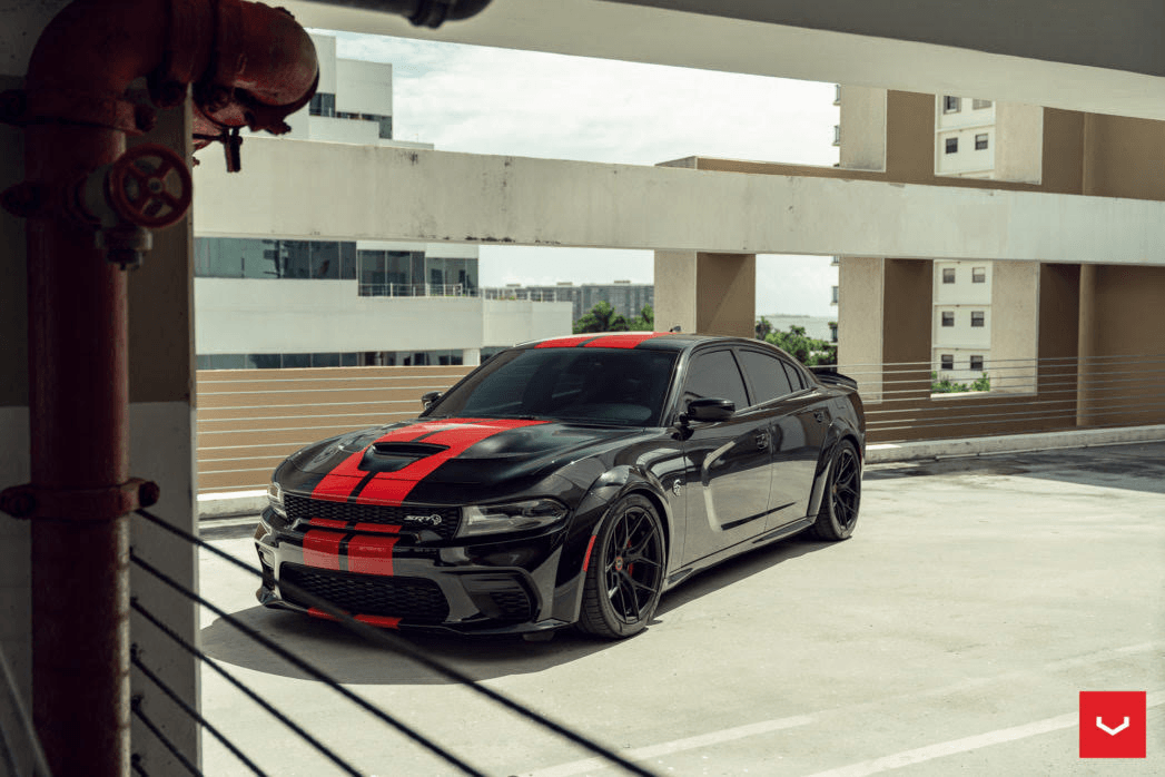 Vossen HF-5 Gloss Black Wheel Dodge Charger/ Challenger/ 300