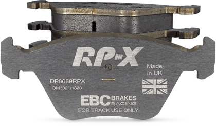 EBC Racing 2018+ Jeep Grand Cherokee Trackhawk & Durango Hellcat 6.2L S/C RP-X Race Front Brake Pads